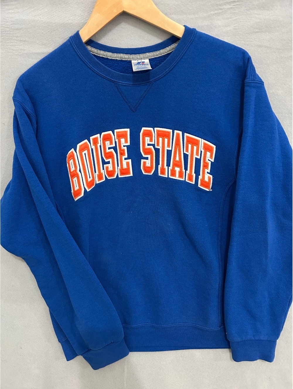 Vintage 1990s Russell Athletic Boise State Blue Crewneck Sweatshirt